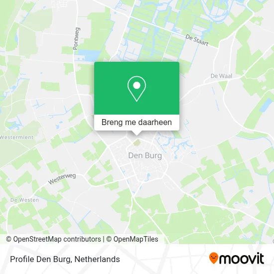 Profile Den Burg kaart