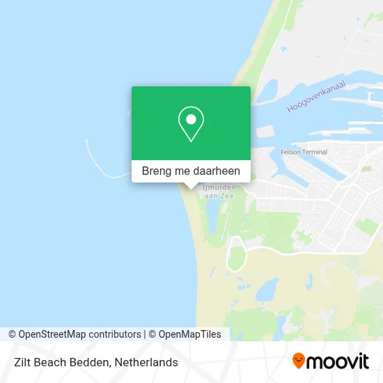 Zilt Beach Bedden kaart