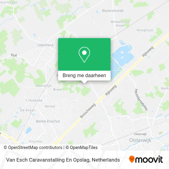 Van Esch Caravanstalling En Opslag kaart