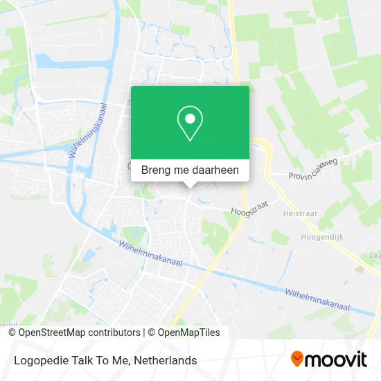 Logopedie Talk To Me kaart