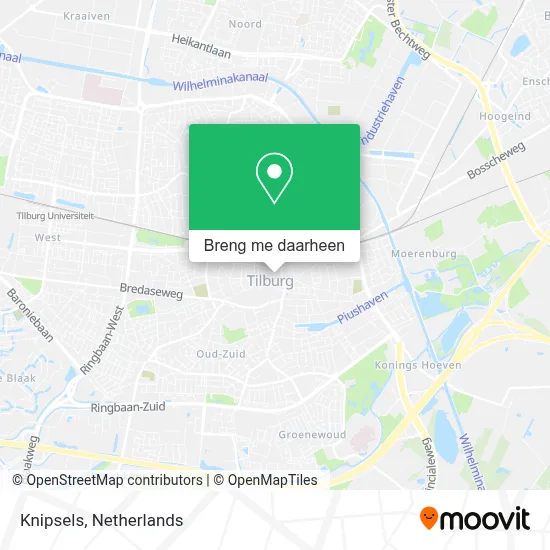 Knipsels kaart