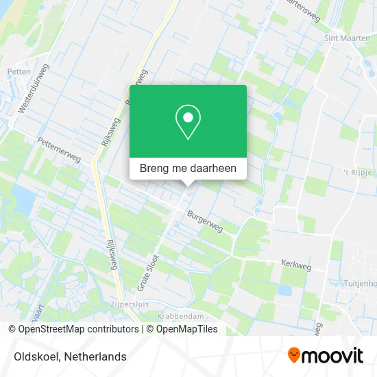 Oldskoel kaart