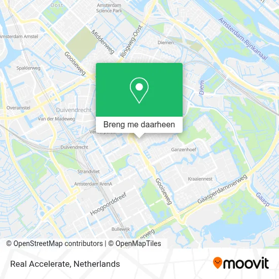 Real Accelerate kaart