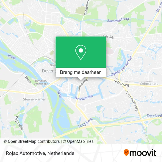 Rojax Automotive kaart