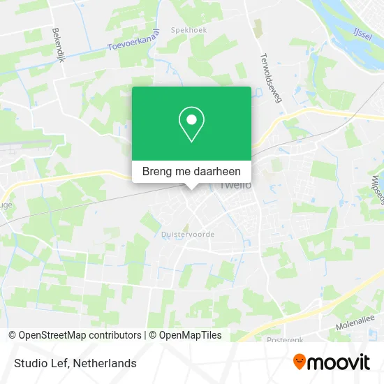 Studio Lef kaart