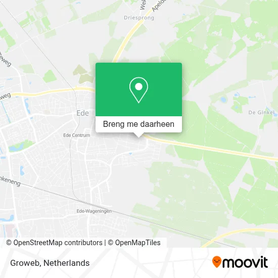 Groweb kaart