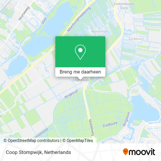 Coop Stompwijk kaart