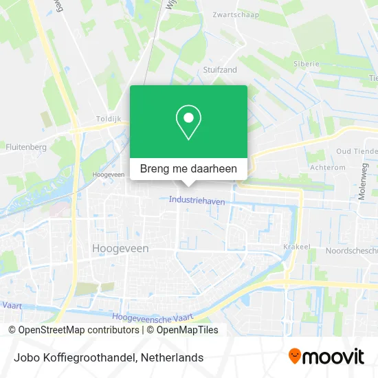 Jobo Koffiegroothandel kaart