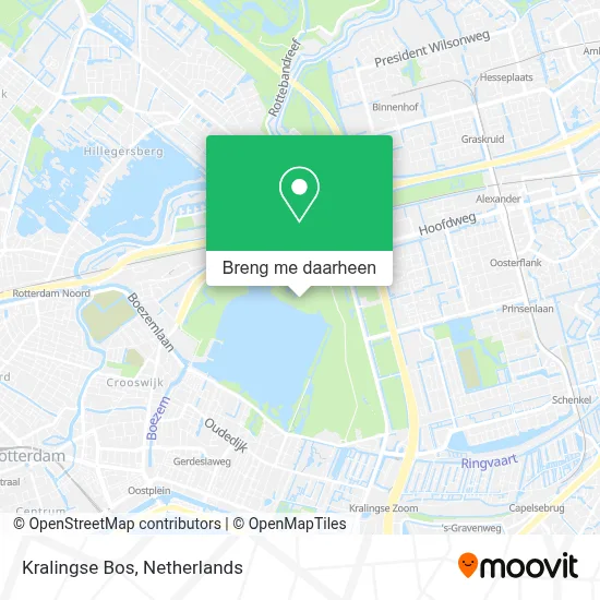 Kralingse Bos kaart
