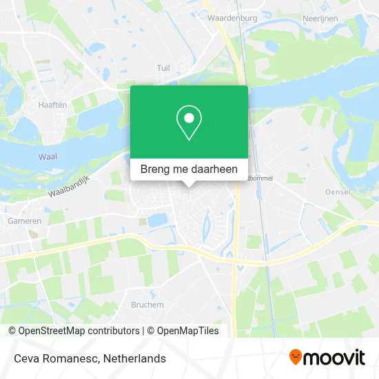 Ceva Romanesc kaart