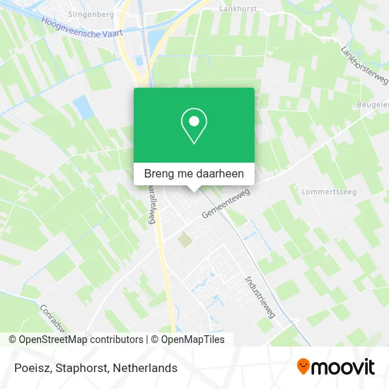 Poeisz, Staphorst kaart