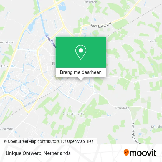 Unique Ontwerp kaart