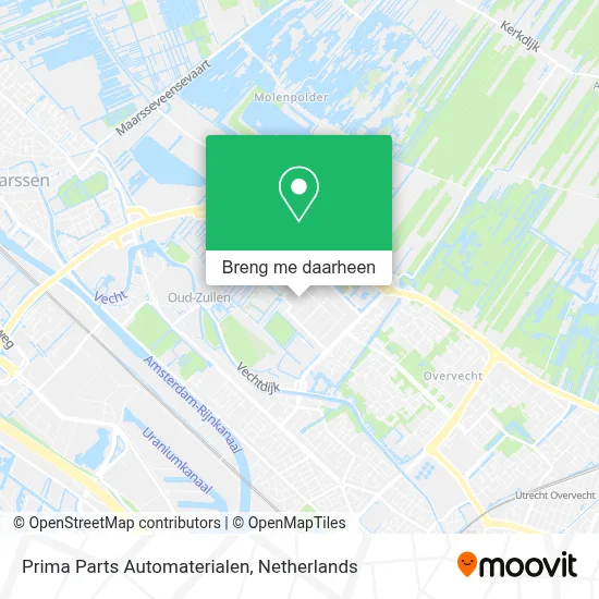 Prima Parts Automaterialen kaart