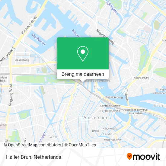 Haller Brun kaart