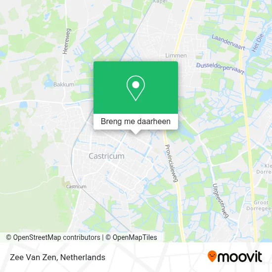 Zee Van Zen kaart
