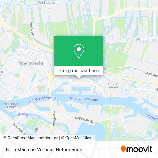 Bom Machine Verhuur kaart