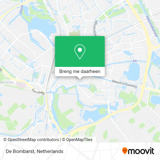 De Bombarst kaart