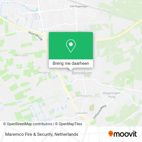 Maremco Fire & Security kaart