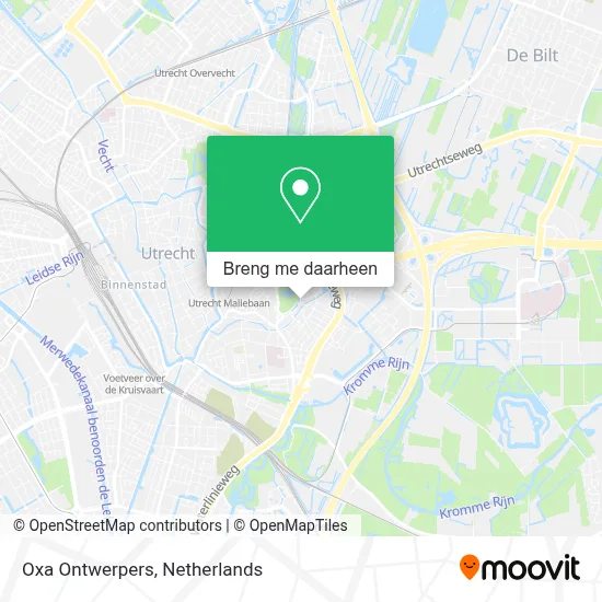 Oxa Ontwerpers kaart