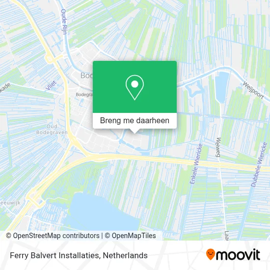 Ferry Balvert Installaties kaart