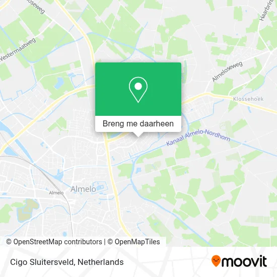 Cigo Sluitersveld kaart