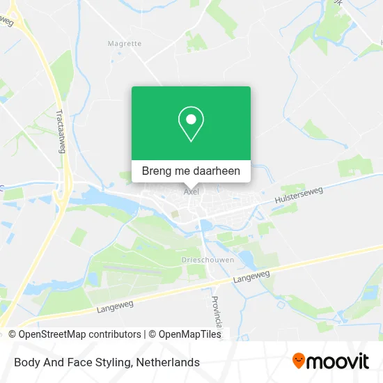 Body And Face Styling kaart