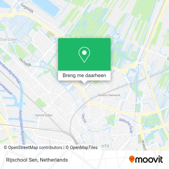 Rijschool Sen kaart