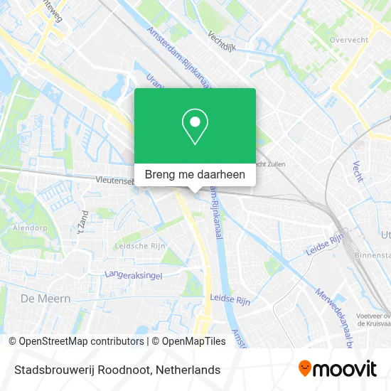 Stadsbrouwerij Roodnoot kaart