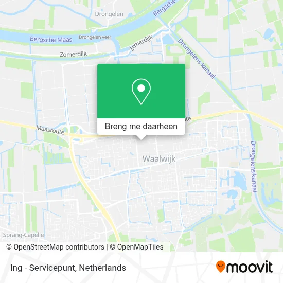 Ing - Servicepunt kaart