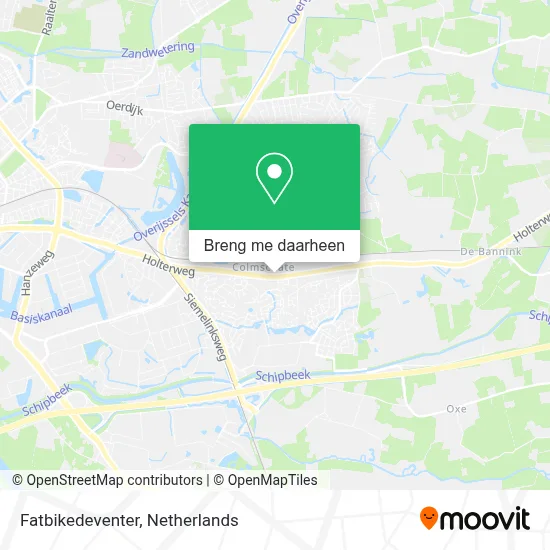 Fatbikedeventer kaart