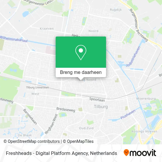 Freshheads - Digital Platform Agency kaart