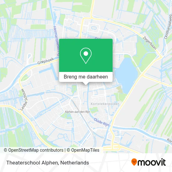 Theaterschool Alphen kaart