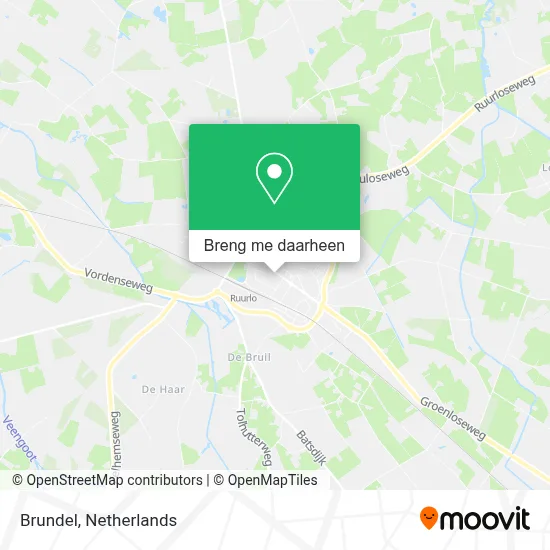 Brundel kaart