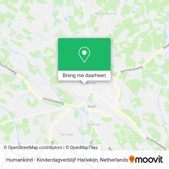 Humankind - Kinderdagverblijf Harlekijn kaart
