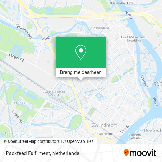 Packfeed Fulfilment kaart