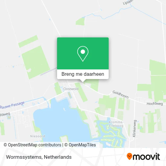 Wormssystems kaart