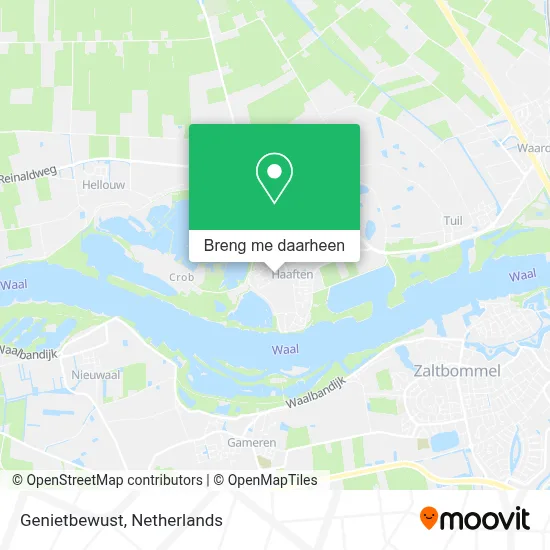 Genietbewust kaart