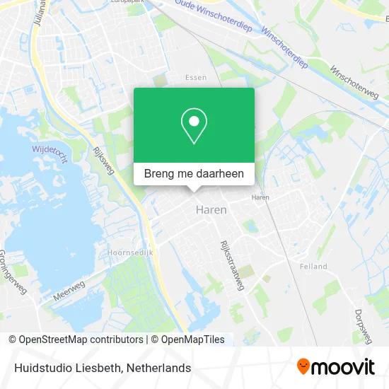 Huidstudio Liesbeth kaart