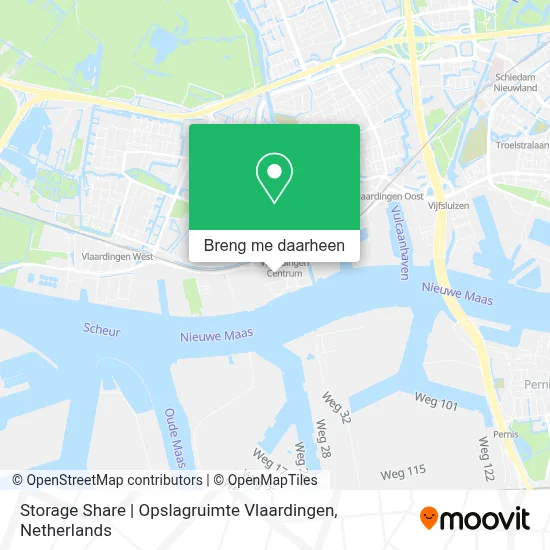 Storage Share | Opslagruimte Vlaardingen kaart
