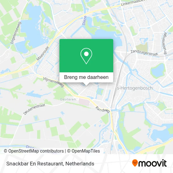 Snackbar En Restaurant kaart