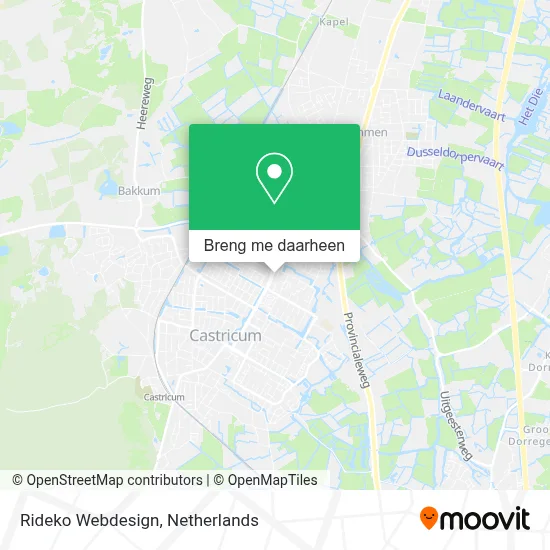 Rideko Webdesign kaart