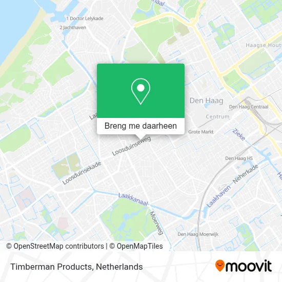 Timberman Products kaart