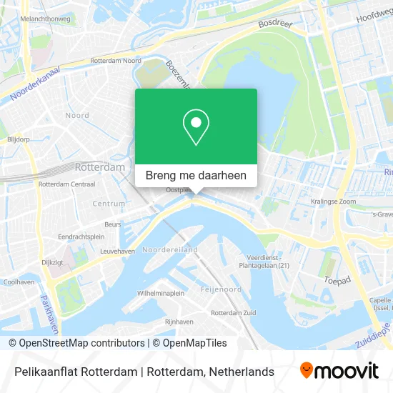 Pelikaanflat Rotterdam | Rotterdam kaart