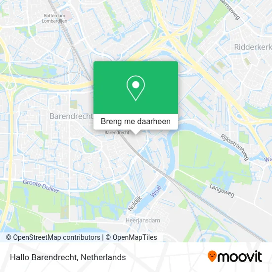 Hallo Barendrecht kaart