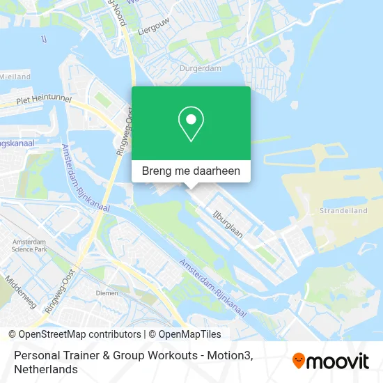 Personal Trainer & Group Workouts - Motion3 kaart