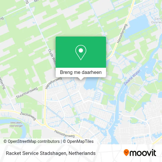 Racket Service Stadshagen kaart