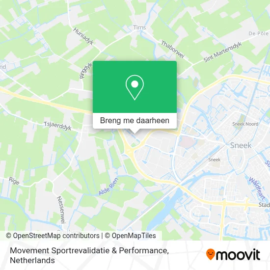 Movement Sportrevalidatie & Performance kaart