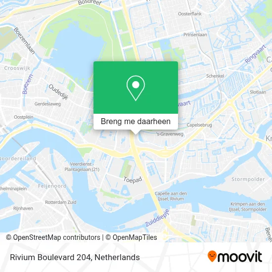 Rivium Boulevard 204 kaart