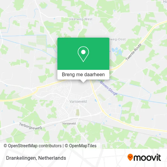 Drankelingen kaart
