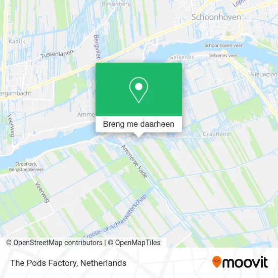 The Pods Factory kaart